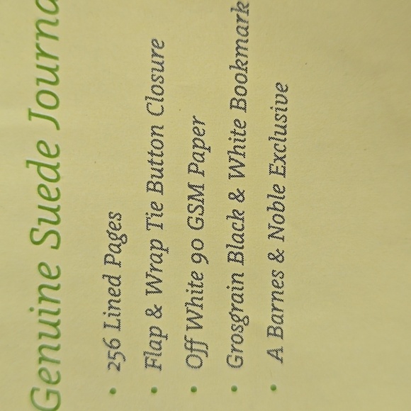 HANDSTITCHED BLUE SUEDE JOURNAL, SIZE 8" x 6", RETAIL PRICE $24.99US - Picture 10 of 16